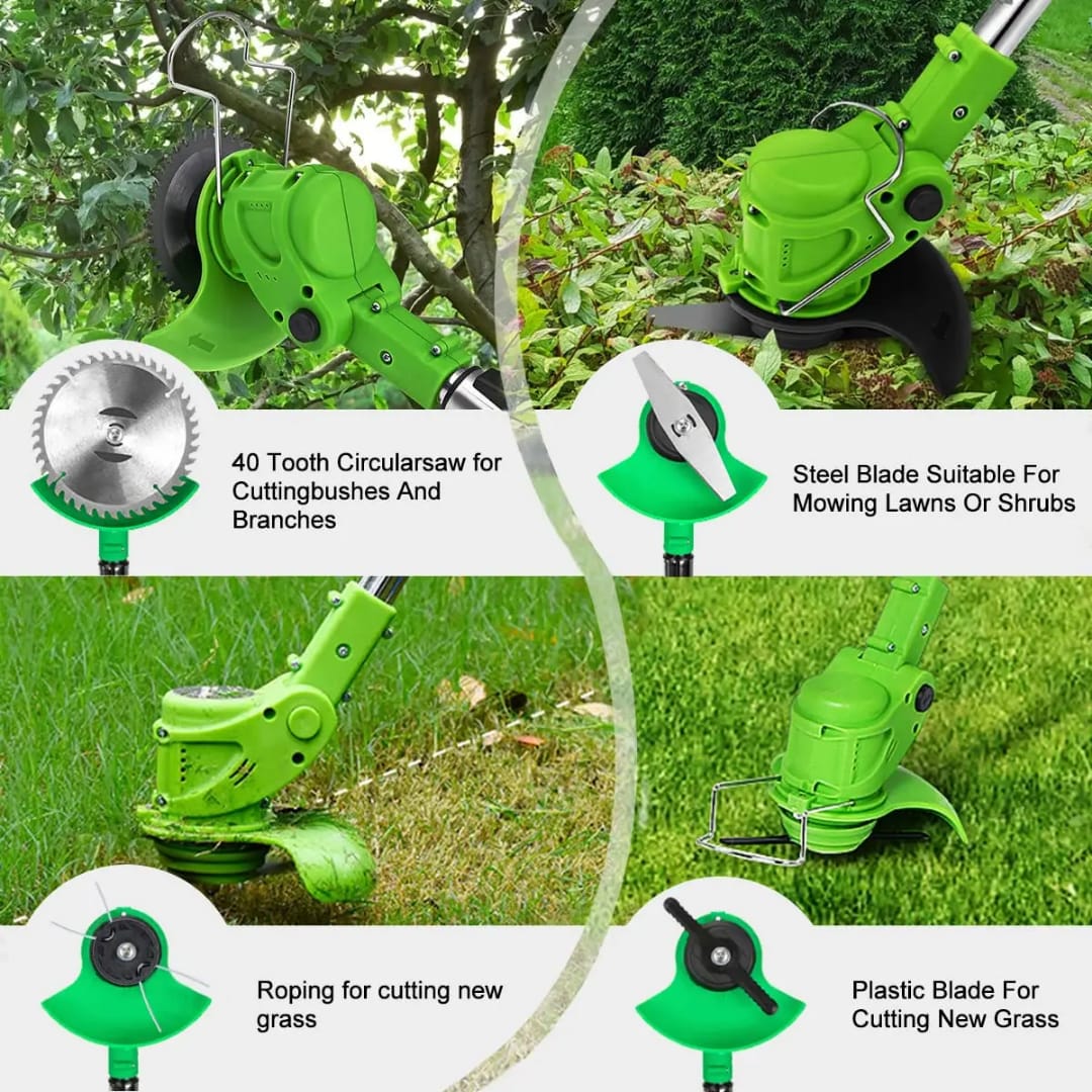Nettoyez Votre Terrain Sans Effort 🌿 – Débroussailleuse Électrique Sans Fil, Autonome et Performante - My Store