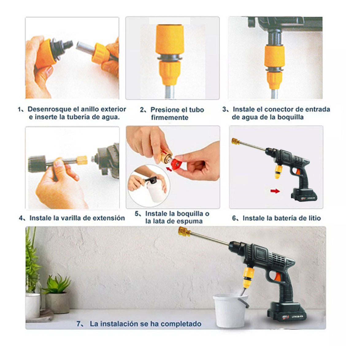 Pistolet de Lavage Haute Pression – Multi - jets - My Store