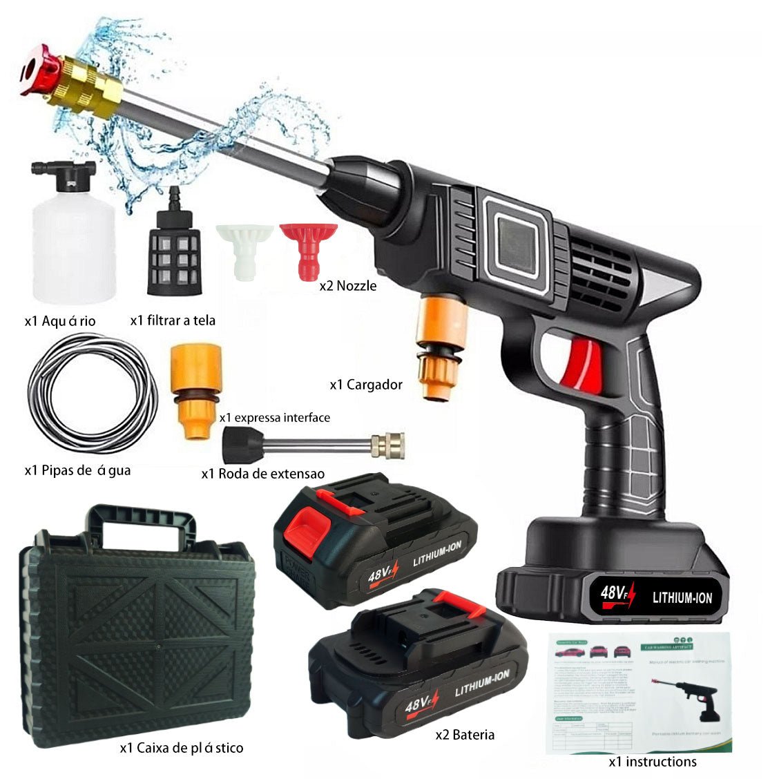 Pistolet de Lavage Haute Pression – Multi - jets - My Store